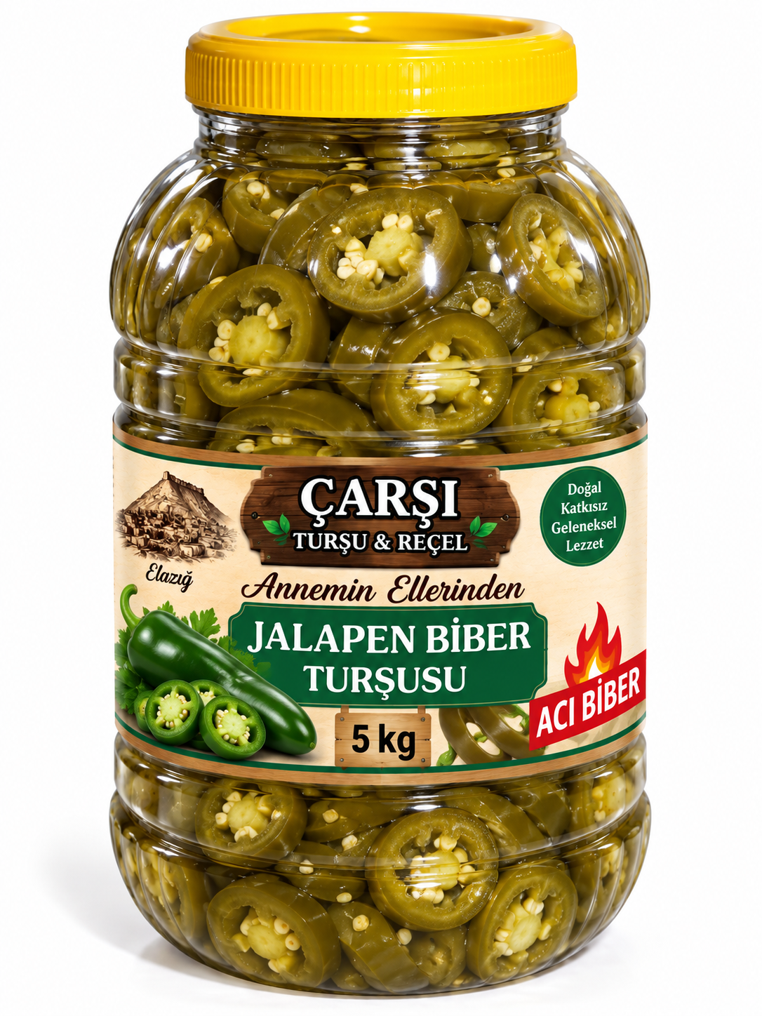 DOĞRANMIŞ JALEPON BİBER TURŞUSU